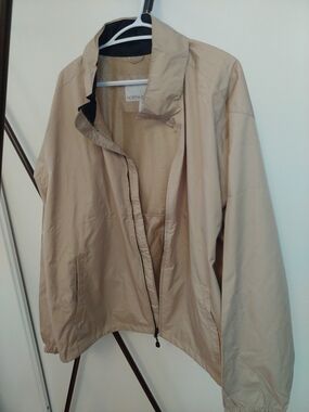 North End Lightweight Beige Windbreaker Jacket